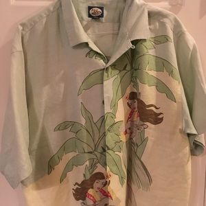 Hula girls Hawaiian shirt